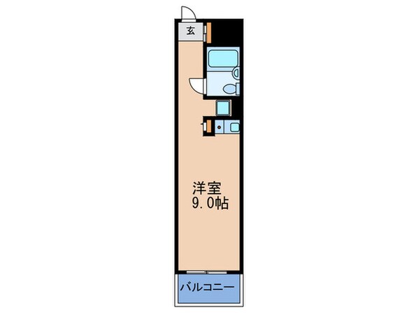 朝日プラザ梅田Ⅱ（104）の物件間取画像